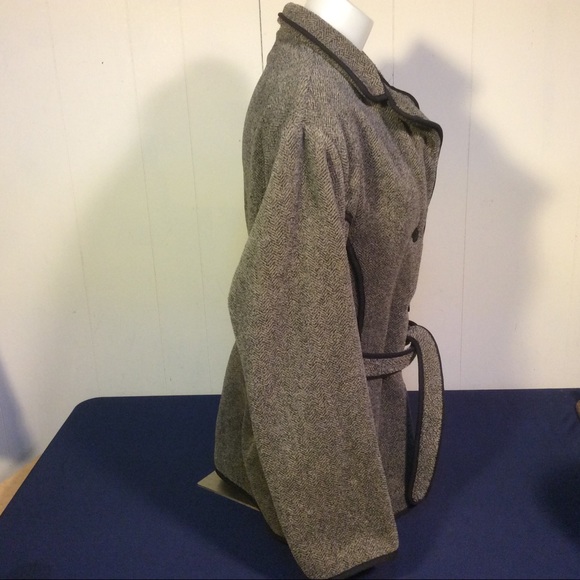 Woolrich vintage women’s Polartec belted coat made USA size large - Picture 5 of 10